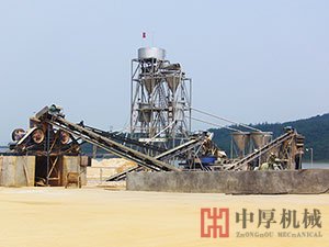 廣東佛山石英砂生產線現場