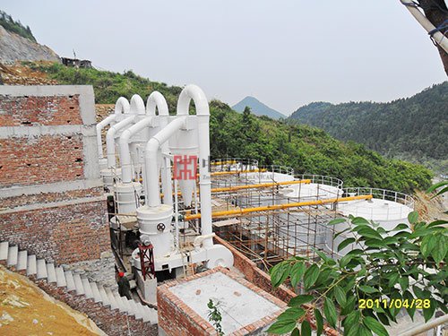 湖南白云石雷蒙磨粉機(jī)生產(chǎn)現(xiàn)場(chǎng)