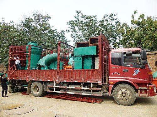 湖北興山加氣塊廠石灰磨粉機發貨