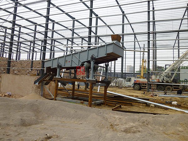 年500萬噸建筑廢棄物處理加工現場